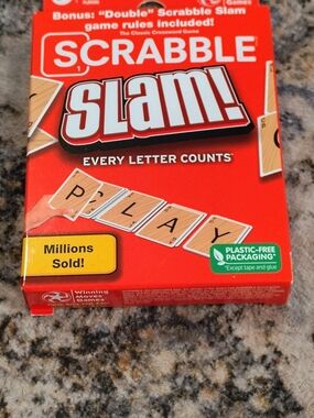 Hasbro Scrabble Slam! Card Game - Red